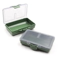 thumbnail image 4 of Buckle Closure Clear Cover Lightweight Fishing Tackle Box 1-8 Compartments Fishing Lure Box Fishing Supplies, 4 of 7