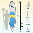 thumbnail image 5 of Naipo 10FT Inflatable Paddle Board Stand Up Paddle Board SUP Board with 120"x30"x6" for Youth & Adults Summer, 5 of 10