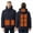 Navy, variant on Jacenvly New USB Intelligent Constant Top Temperature Heated Windproof Plus Size Coat for Men and Women Winter 9 Heated Jacket Coat Army Green M