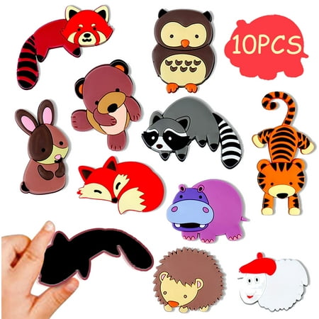 

Animals Cartoon Fridge Magnet Refrigerator Magnets for Kids Full Back Magnetic Soft Rubber Kids Magnets Educational Toys Baby Magnets Gift Magnet Toys for Fridge Whiteboard 10PCS