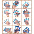 thumbnail image 2 of Hand Grip Reinforcer,6 Pcs Finger Reinforcer Silicone Finger Exerciser Forearm Resistance Bands Exercise Strength For Rehabilitation, Reduce Pain, 2 of 5