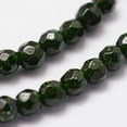 thumbnail image 3 of Green Goldstone Beads Strands Dyed Heated Faceted(64 Facets) Round Bead 4mm Hole: 0.8mm 95pcs/strand 14.5 inch diy, 3 of 3
