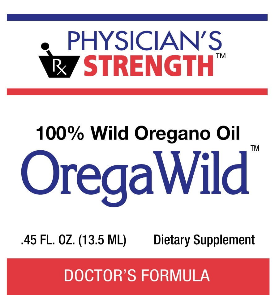 Physician’s Strength™ OregaWild™, .45 fl. oz. (13.5 mL) – All-Natural Dietary Supplement for Adults – Made with P73