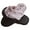 Black, variant on Comfy Faux Fur Womens House Slipper Scuff Memory Foam Slip On Anti-Skid Sole