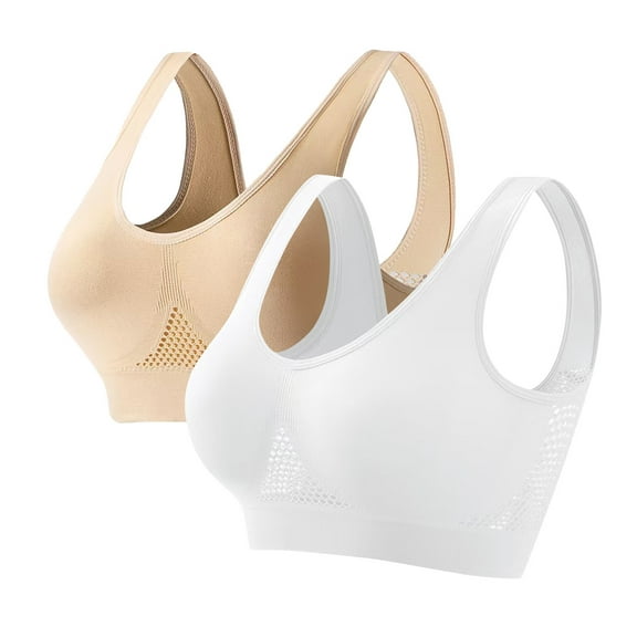 Womens Sports Bras Seamless Sports Bra Wirefree Yoga Bra With Removable Pads Wireless Bras for Women Multicolor3 XL