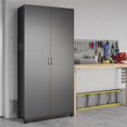 thumbnail image 4 of RealRooms Basin 36" 2 Door Utility Storage Cabinet, Black, 4 of 9