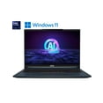 thumbnail image 1 of Ordinateur portable MSI Stealth 16 AI QHD+, processeur Intel Core Ultra 9-185H, RTX 4060, 32 Go de RAM, SSD 2 To, Windows 11, 1 of 9