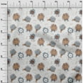 thumbnail image 3 of oneOone Silk Tabby Gray Fabric Kids Cutie Animal Sewing Material Print Fabric By The Yard 42 Inch Wide, 3 of 4