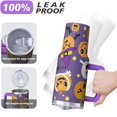 thumbnail image 4 of Halloween Tumbler 40 oz with Handle and Straw Ghost Skull Pumpkin Cup Halloween Holiday Gifts Travel Mug, 4 of 5