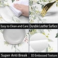 thumbnail image 4 of Anti Fatigue Kitchen Mats for Floor Set of 2 Green White Eucalyptus Plant Non Slip Cushioned Kitchen Rugs Waterproof Memory Foam Kitchen Floor Mat Comfort Standing Mat for Office Desk Laundry Bar, 4 of 7