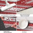 thumbnail image 3 of Red Christmas Folk Pattern Kitchen Rug Mat,Kitchen Runner Rugs Non Skid Washable,Decorative Kitchen Floor Mats for Kitchen,Sink,Laundry,17"X47", 3 of 5