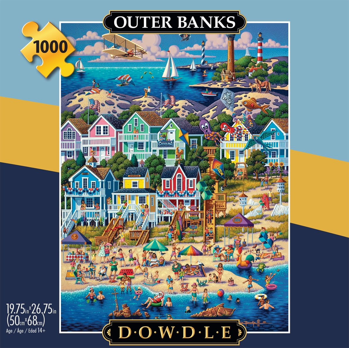 Buffalo Games 1000-Piece Dowdle Outer Banks Interlocking Jigsaw Puzzle