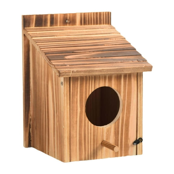 Bothyi Bird House for Outdoor Birds Nest Bluebird House Bird Feeder Wooden Hanging Birdhouse for Viewing Garden