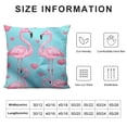 thumbnail image 5 of SHANXI Throw Pillow Covers Home Decor Bird Love Sea Sunset Ocean Pillow Cases Decorative 24x24in, 5 of 5