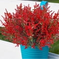 thumbnail image 2 of Artificial Lavender Flowers for Outdoors, UV Resistant No Fade Faux Plastic Shrubs Greenery Plants for Garden Patio Porch Window Box Home Indoor Farmhouse Hanging Planter Décor, 2 of 6