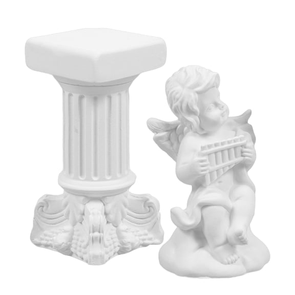OUNONA Angel Statues and Figurines Mini Roman Column Baby