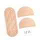 thumbnail image 4 of Estantes flotantes decorativos 2 niveles estante de pared de madera estante de pared geométrica estantes montados en la pared para sala de estar, 4 of 8