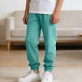 thumbnail image 6 of Hurxie Boys Lightweight Jogger Pants Quick Dry Hiking Athletic Pants Youth Kids Active Running Pants Green,11-12Years, 6 of 7