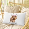 thumbnail image 4 of Yaks Pillow Covers, Linen Long Throw Pillow Case, Farmhouse Country Animals Printed Flower Holiday Pillow Protector Decorative Cushion Cover for Living Room/Bedroom 12" x 20", 4 of 8