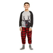 Liacowi Christmas Oh Deer Pajama Set for Family, Long-Sleeve Top and Pants Sleepwear Set for Kids and Adults