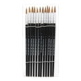 thumbnail image 2 of Water Color Paint Brushes - Round Pointed Tip #7 - 3/4" Camel Hair, 12 per Set, 6 Sets, 2 of 2