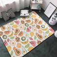 thumbnail image 3 of Cute Pear Banana Lemon Shaggy Area Rug, Rugs for Living Room Bedroom Non Slip Door Mat Indoor Carpet Machine Washable Nursery Home Decor Floor Mats for Entryway 60x39in-#, 3 of 5