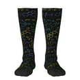 thumbnail image 1 of Lukts Chaussettes Motif Formules Chimiques pour Femmes et Hommes, Cadeaux pour Golf, Chasse, Camping, Randonnée, Ski, Lecture, Sports et Plus, 1 of 6