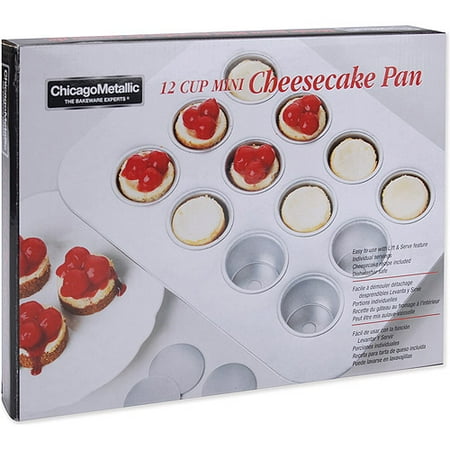 Chicago Metallic Bakeware Mini Cheesecake Pan, 13-9/10