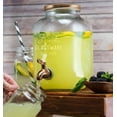 thumbnail image 3 of Kook Glass Drink Dispenser, Clear Mason Jar, 1 Gal, 3 of 3