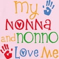 thumbnail image 2 of CafePress - Nonna And Nonno Love Me Body Suit - Baby Light Bodysuit, Size Newborn - 24 Months, 2 of 4