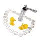 thumbnail image 4 of unbranded Pistola Para De Galletas Y Pasteles Con 20 Discos Y 4 Puntas De Aluminio Plateado, 4 of 8