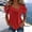Red women's striped button down shirt a1, variant on Women's Summer Striped Button Down Shirt Short Sleeve Casual Tops Cute O Neck Tee Blouses Vacation Fashion Clothes, Gray S