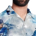 thumbnail image 5 of Ice Hockey Men's Short Sleeve Poplin Button Down Shirts - Casual Printed Summer Beach Tops for Men, 5 of 6