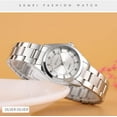 thumbnail image 5 of Watches for Women Ladies Female Fashion Waterproof Dress Business Stainless Luxury Classic Analog Quartz Simple Wife Gifts Wrist Watch, 5 of 12