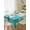 Blue Aqua, variant on Ocean Shark Table Cloth, Teal Green Wave Summer Beach Coastal Waterproof Tablecloth for Rectangle Tables, Reusable Washable Fabric Table Cover for Restaurant Kitchen Dining Tables 60"x84"