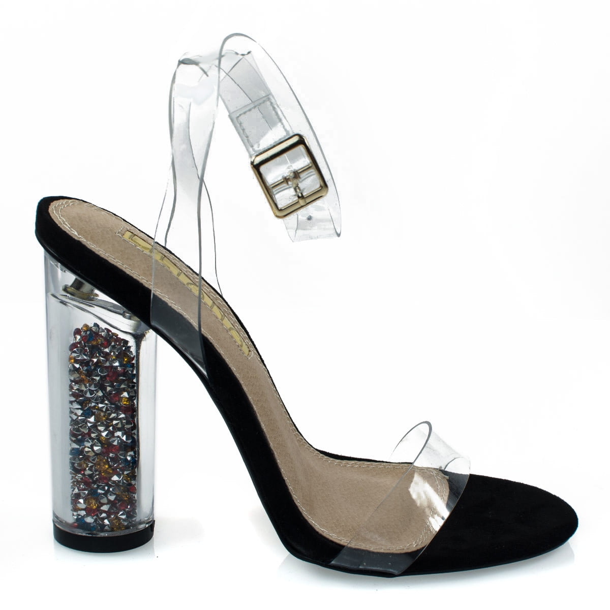 multi colored dress sandals