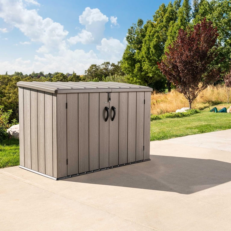 Lifetime Outdoor Utility Garden Storage Shed, 75 cubic ft., Modern