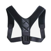 Back On Track Black Posture Corrector Belt for Men and Women, Adjustable Clavicle Shoulder Back Brace