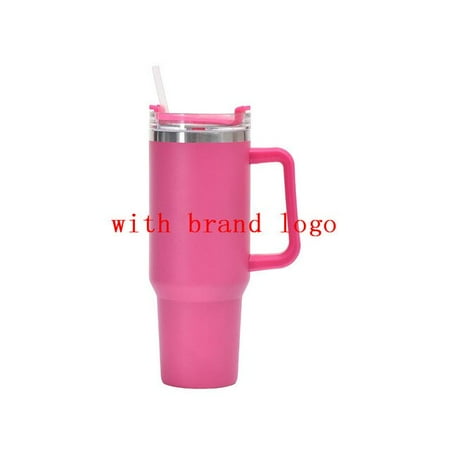 

ASWMXR With Logo 40 oz tumbler with handle Insulated Mugs With Lids and Straws Stainless Steel Coffee Tumbler Cups Water Bottles