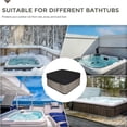 thumbnail image 4 of Outdoor Spa Covers, Stylish Design Waterproof Bathtub Cover, Suitable For Garden Hot Tub Spa, Tear-Resistant And Weatherproof, Convenient Storage And Installation, 4 of 6