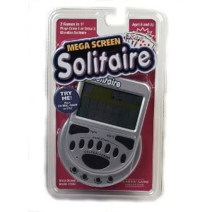 Toy / Game Mega Screen Solitaire (4.2 X 0.8 X 6 Inches ; 12 Ounces) With Large Screen For Easy (Best Solitaire Card Games)