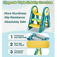 Gimars Upgrade Triple Stability Foldable Adjustable 2 Steps to 3 Steps