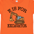 thumbnail image 4 of Inktastic Construction Trucks E is for Excavator Boys Toddler T-Shirt, 4 of 5