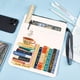 thumbnail image 5 of Funda para libro, patrones para libros, protector de libros de café, fundas para libros de bolsillo, funda de tela lavable con cremallera y bolsillo adicional., 5 of 6