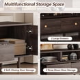 thumbnail image 6 of Miekor Furniture 76" TV Stand with Drawers for Living Room/Bedroom, Modern Chic Entertainment Center for TVs Up to 85 inches, Entertainment Center with Storage No.3228, 6 of 8