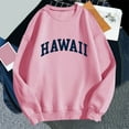 thumbnail image 2 of Ketyyh-chn99 Women Tops and Blouses Oversized Sweatshirt Sweater Pullover Tops for Women Pink,2XL, 2 of 3