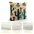 thumbnail image 4 of JEUXUS  Throw Pillow Covers Pillow Cushion Cases Farmhouse Decor Square Pillowcases for Sofa Couch Bedroom Living Room Car Sun&amp;Cactus, 4 of 5