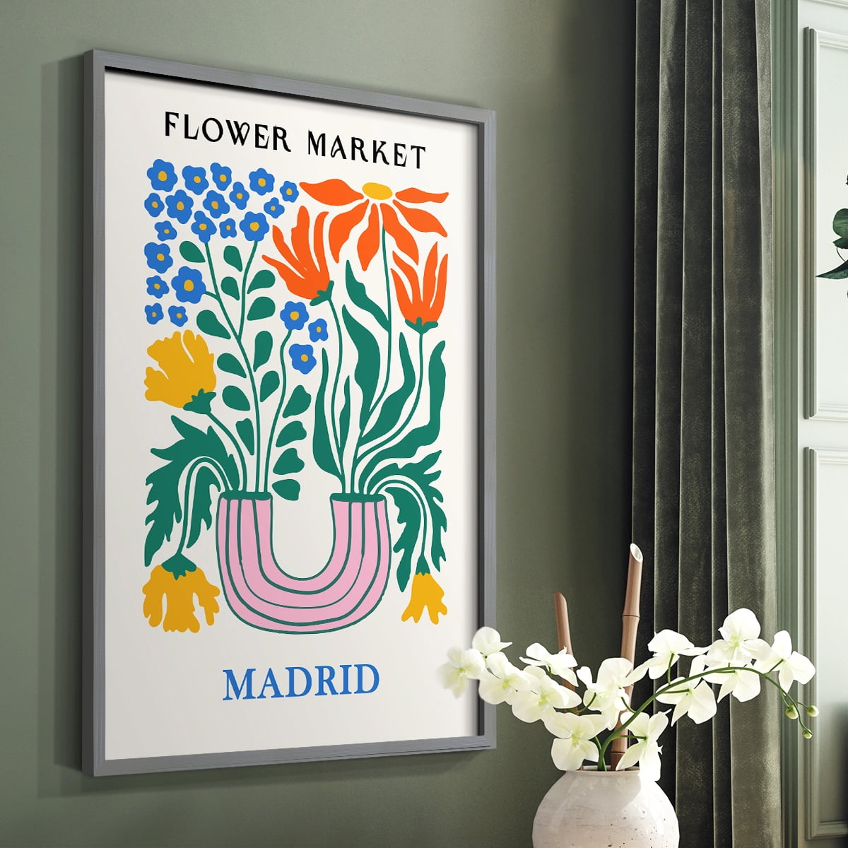 Matisse X Framed Print - Solid Wood