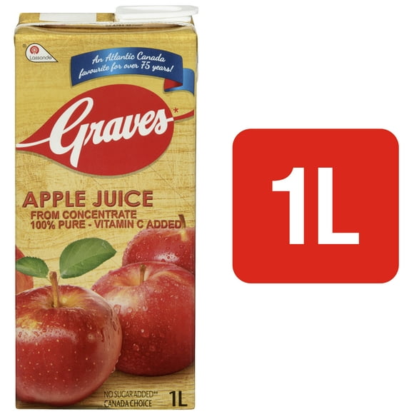 Graves Apple Juice, 1 L