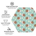 thumbnail image 3 of Kdxio Snail And Flower Funny Coasters,4 Pcs Leather Coasters,Housewarming Gifts,Protect Furniture from Water Marks Scratch and Damage, 3 of 6